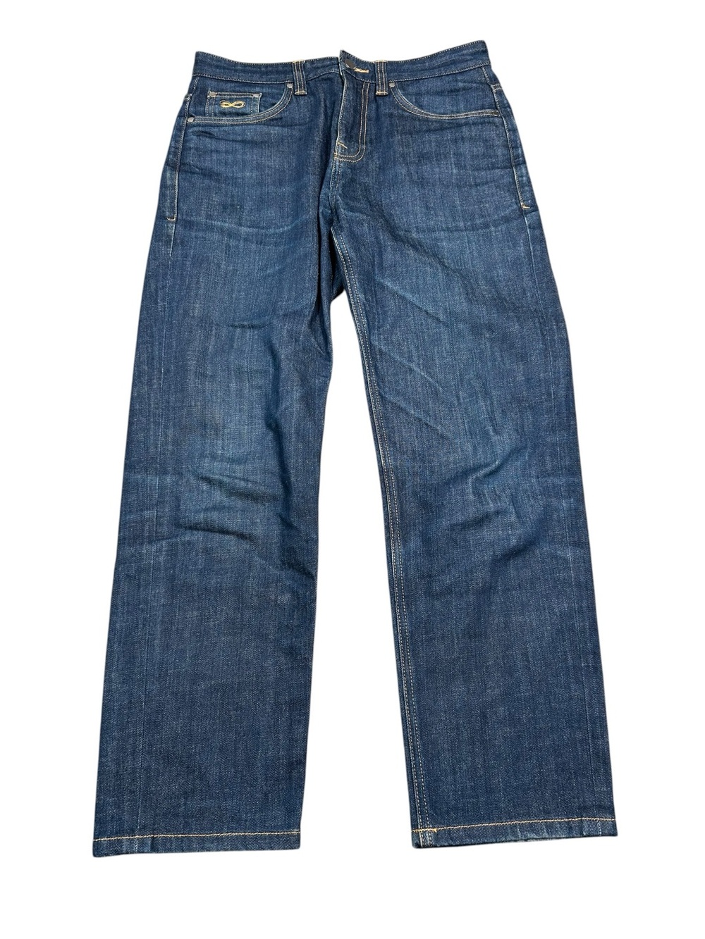 Plac men’s straight crop regular rise d 10 dark wash jeans size 31x28